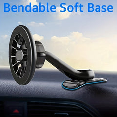 Magnetic Car Phone Mount for iPhone 14 13 12 Pro Max Mini Plus & MagSafe Cases