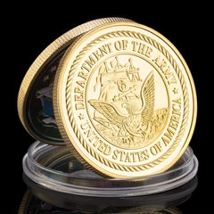 US Navy CV 157 Independence Aircraft Carrier Gold Plated Coin