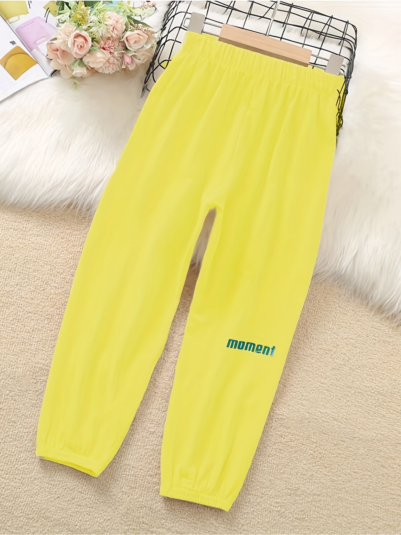 Kids Footed Pants Casual Trousers