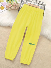 Kids Footed Pants Casual Trousers