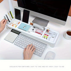 Computer Desk Storage Shelves with Office Desktop Storage Shelves