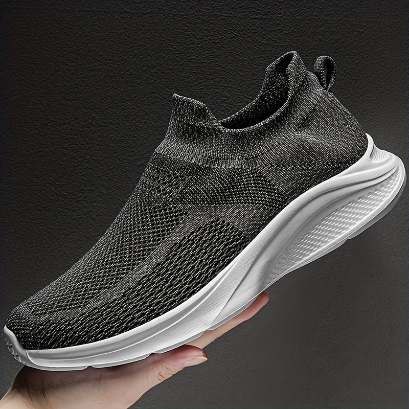 Men's No Tie Loafer Shoes Breathable Mesh Anti skid