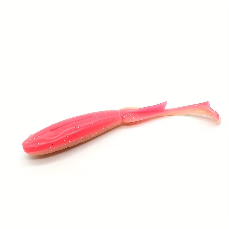 6pcs 3 4g Double Simulation Fishing Lure Soft Wobbler Bait