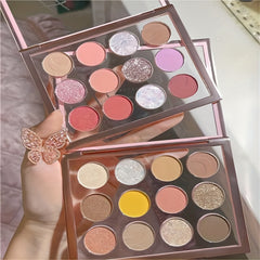 12 Colors Eyeshadow Palette Earth Tone Matte Pink Purple Girl Eyeshadow Palette