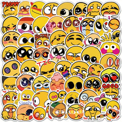 100pcs MEME Cartoon Stickers for Laptops and More