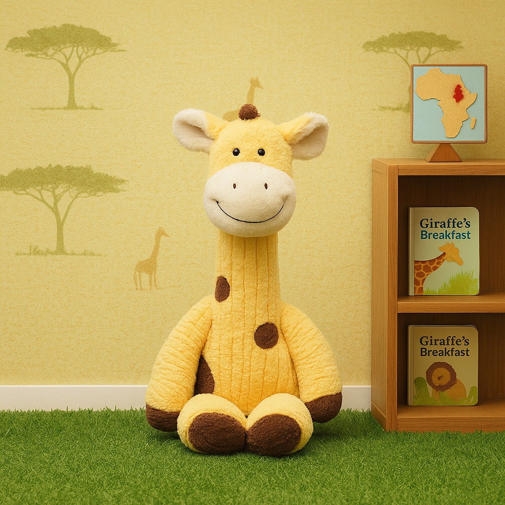 Giraffe Plush Toy Stuffed Animal Doll Pillow for Girls