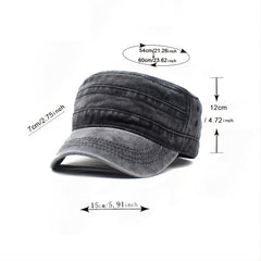 Men's Vintage Flat Cap for Outdoor Baseball