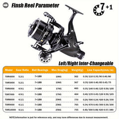 OUYALINE 1pc 4000 10000 Spinning Fishing Reel Strong Double Drag