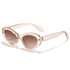 Vintage Ladies Oval Sunglasses UV Protection