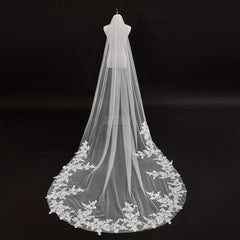 Baroque Wedding Veil Bridal Cathedral Long Veil Hair Wedding Accessories