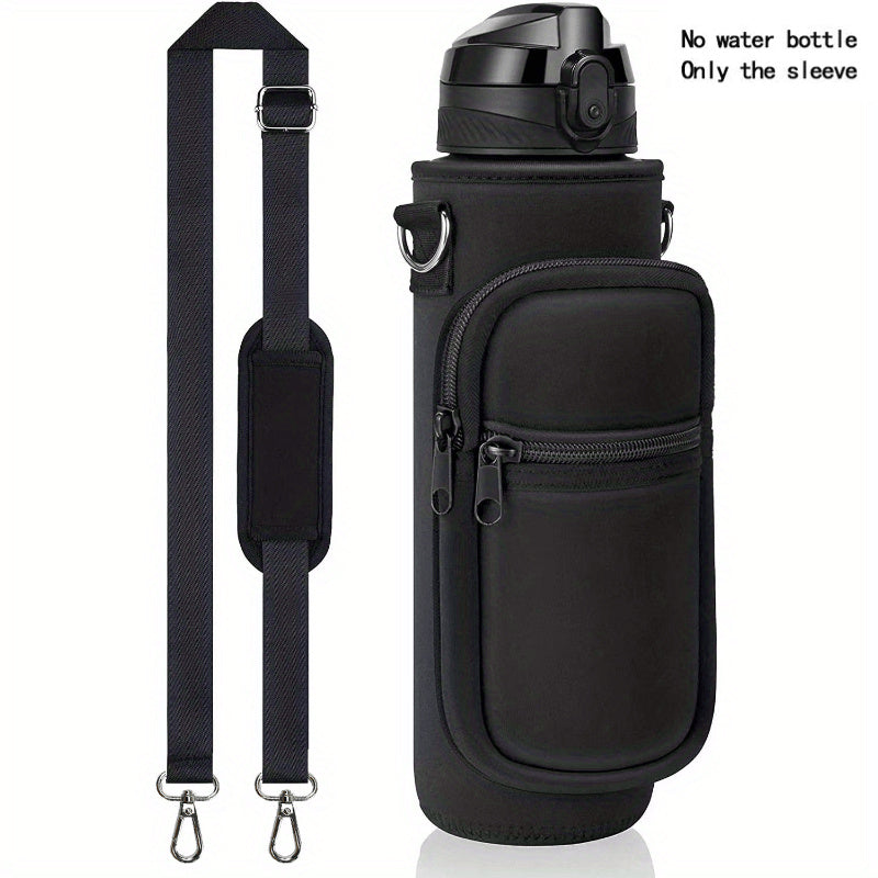 Neoprene Bottle Holder with Adjustable Strap for 18oz-40oz Sports Water Bottle