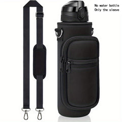 Neoprene Bottle Holder with Adjustable Strap for 18oz-40oz Sports Water Bottle