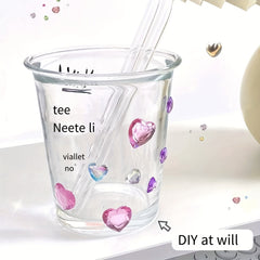 DIY Acrylic Rhinestone Stickers for Mobile Phone Case - Princess 3D Stickers