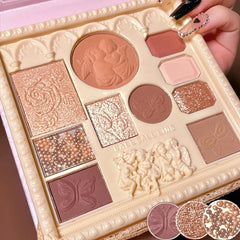Anime Eyeshadow Palette with Mirror & Hypoallergenic Formula