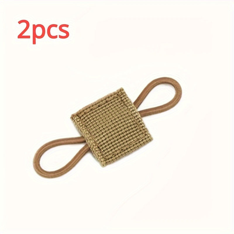 2pcs Elastic Buckle for Antenna Rods, Outdoor Camping Accessories
