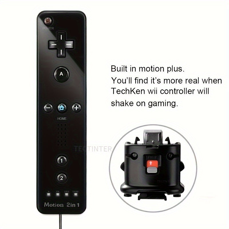 Wireless Gamepad Motion Remote Nunchuck Set with Silicone Case