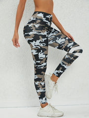 Camouflage High Waist Butt Lifting Leggings for Sports