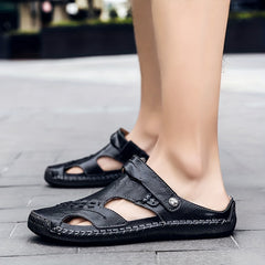 Men's Stitch Sandals Durable Non Slip Beach Shoes