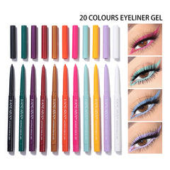 HANDAIYAN Waterproof Eye Liner Pencil Set Matte Long Lasting Eyeliners
