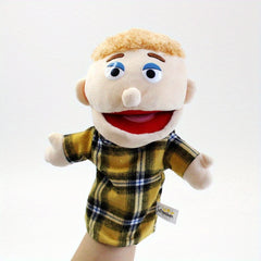 2pcs Happy Family Hand Puppet Plush Toy Rich Characters for Storytelling Fun