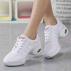 Mesh Jazz Dance Shoes Arch Support Air Cushion Women's Dance Training Shoes