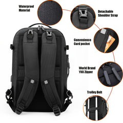 Multifunctional Laptop Bag Detachable 2 In 1 Travel Backpack