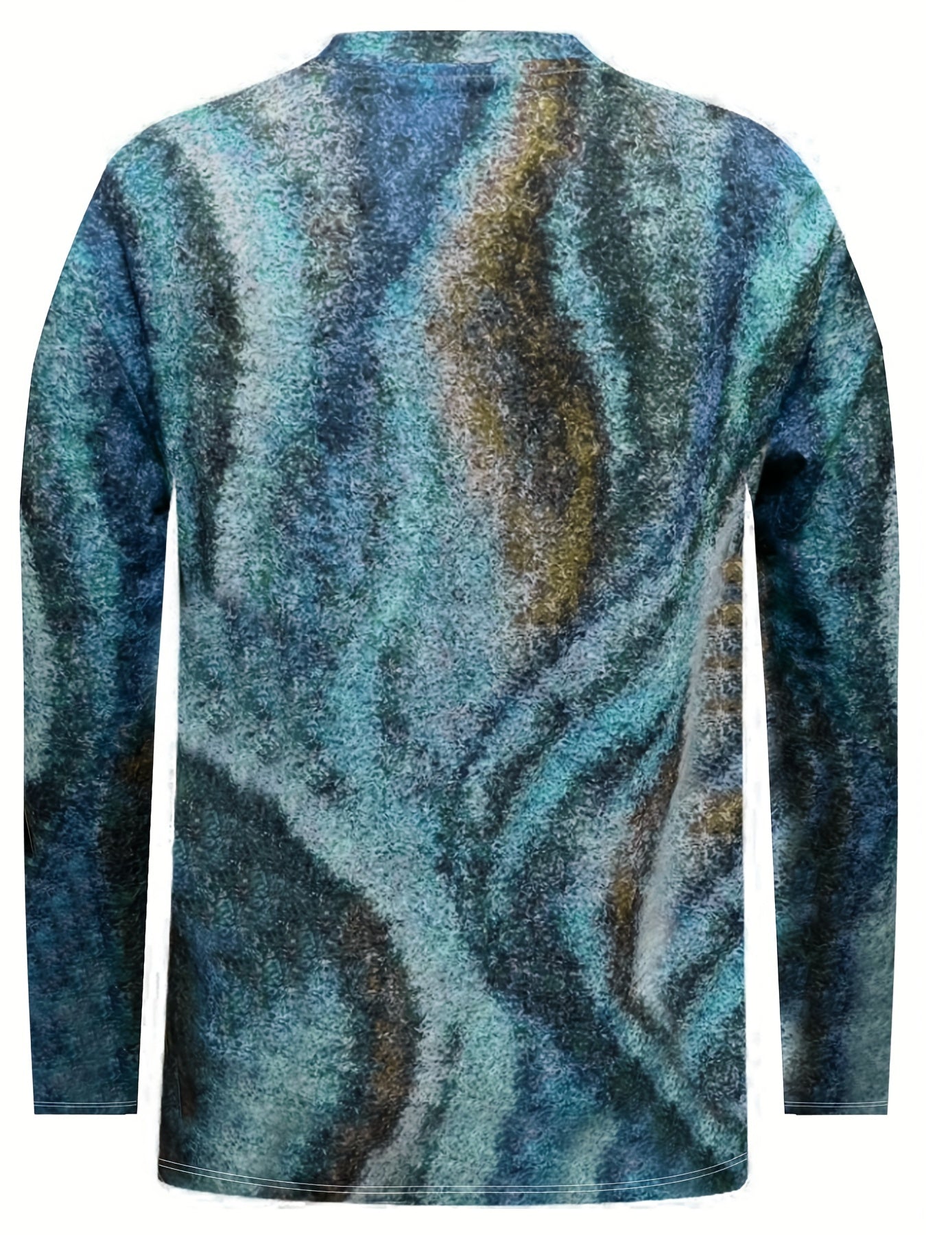 Print Crew Neck Top Long Sleeve Women's Clothing