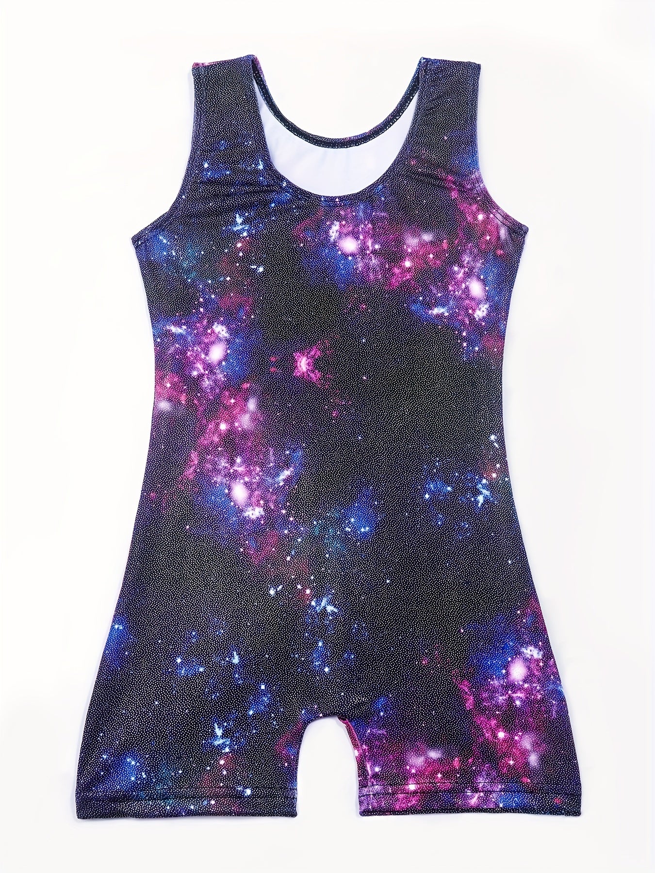 Toddler Girls Gymnastics Outfit Professional Bodysuit Kids Unitard Bike Shorts