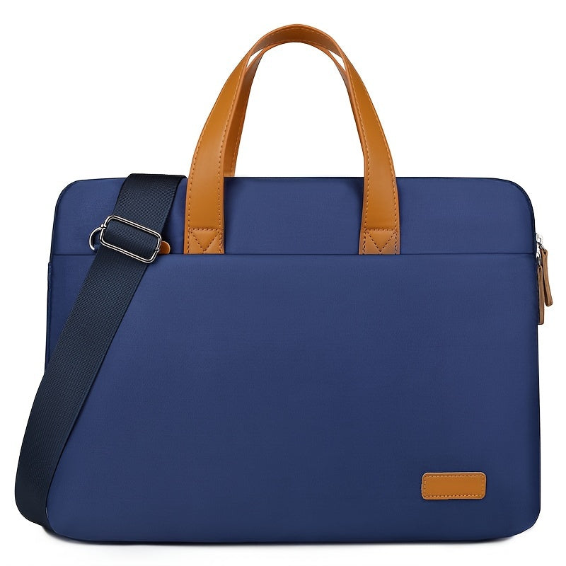 35 Laptop Bag Strong Protective Waterproof Shockproof PU Leather U Handle