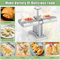 Automatic Dumpling Maker Mould Double Head Wrapper Tool