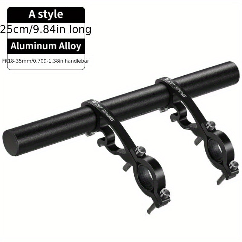 Bike Handlebar Extension Bracket Headlight Mounting Rod Bike Extension Rack