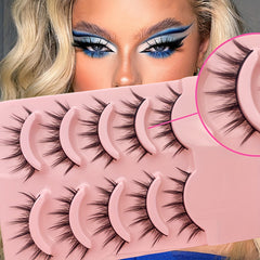 5 Pairs 3D Volume Faux Mink Wispy Fluffy Eyelashes