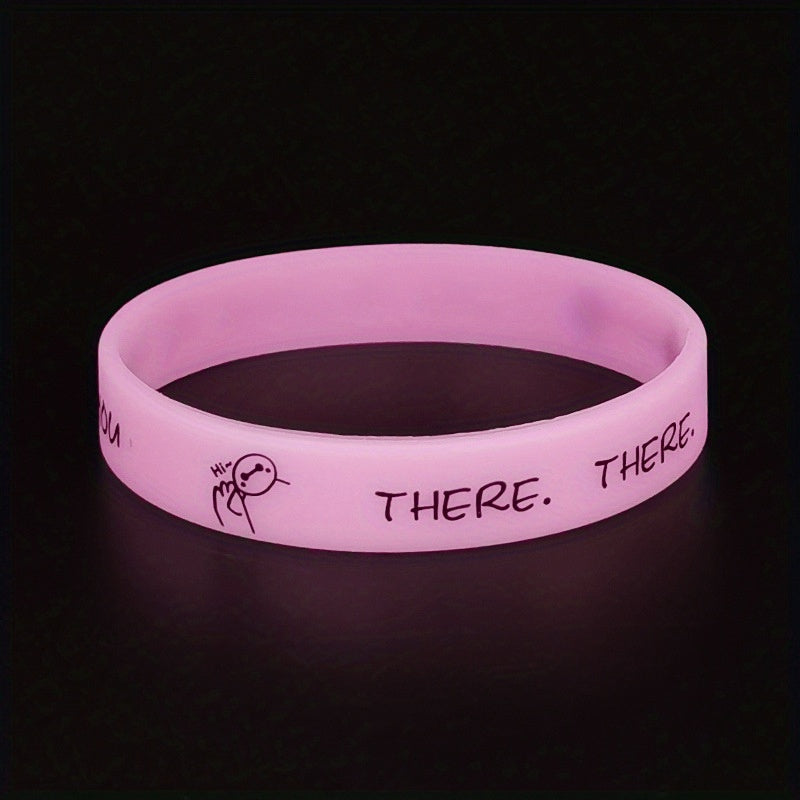 Sporty Style Rubber Wristbands for Teens