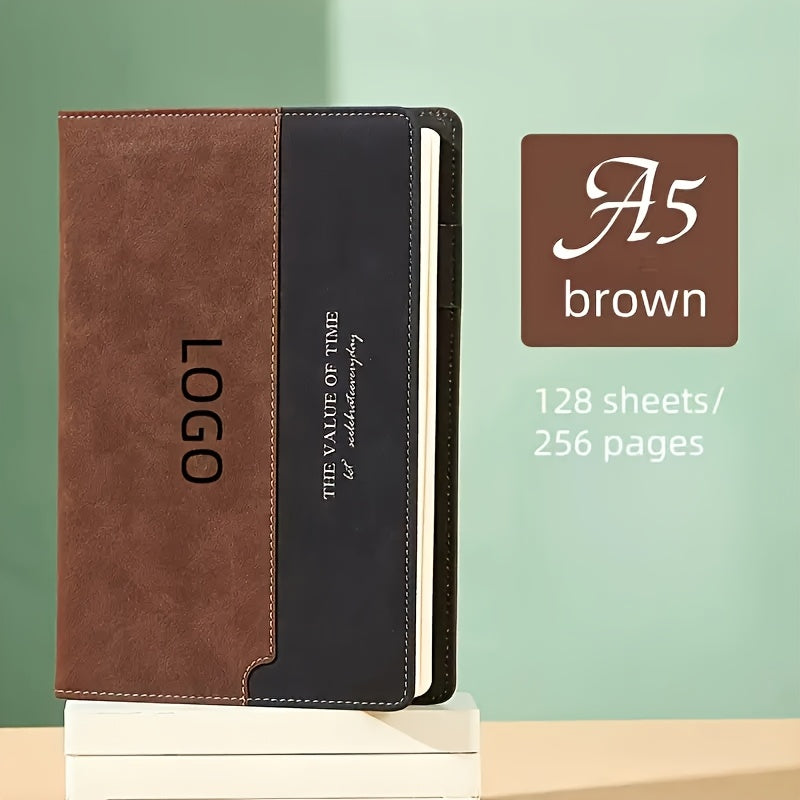 Custom A5 Business Notebook 256 Pages Soft Cover Personalized Logo Gray