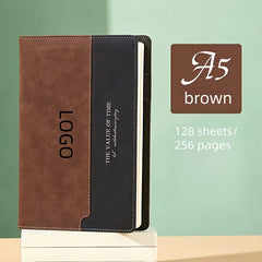 Custom A5 Business Notebook 256 Pages Soft Cover Personalized Logo Gray