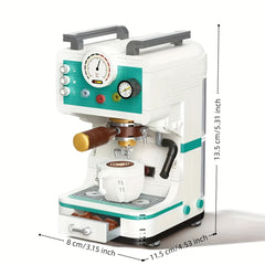 Retro Coffee Machine Building Blocks Set Ideal Gift for Halloween and Christmas