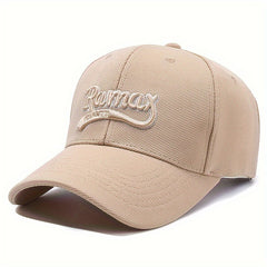 Letter Embroidered Baseball Cap For Men and Women