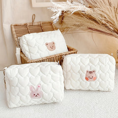 Embroidery Quilted Mommy Bag Stroller Storage Hanging Bag