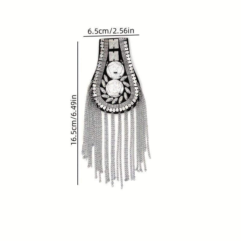 Detachable Tassel Epaulets for Suits Jackets - Set of 2