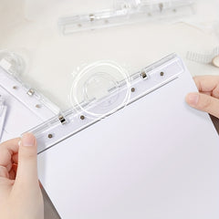 Transparent Tape Magnetic Edge Folder Bill Folder