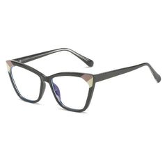 TR90 Plain Eyeglasses Holder Large Frame Slim Lightweight Myopia Frame