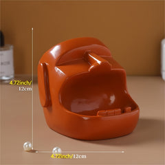 Stone Figure Ashtray Boyfriend Living Room Decoration