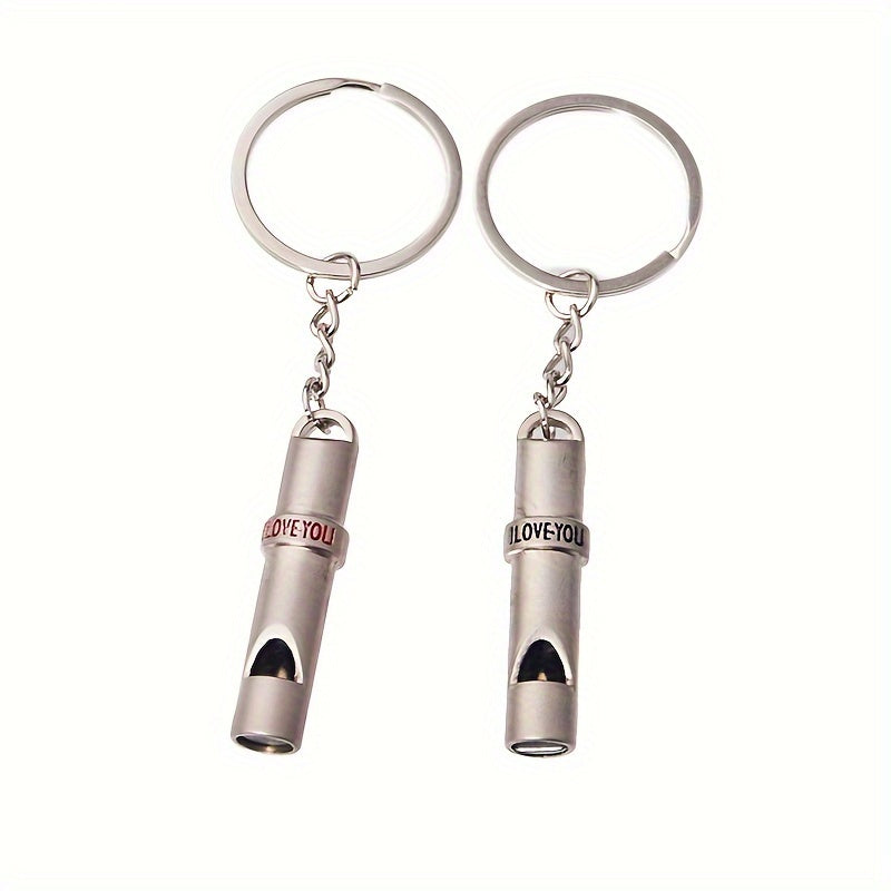 3 Sets Survival Whistle Keychain for Outdoor Emergency