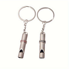 3 Sets Survival Whistle Keychain for Outdoor Emergency