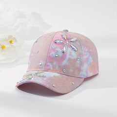 Girls' Rhinestone Baseball Cap