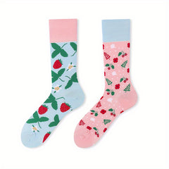 3D Printed Crazy Funny Crew Socks for Men Women