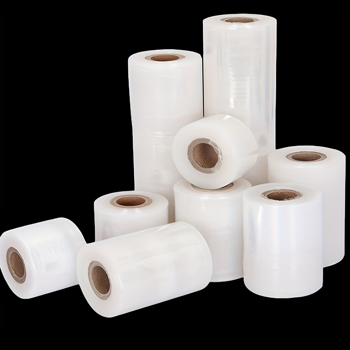 Stretch Film Industrial Plastic Wrap Small Roll PE Wire Packaging Film