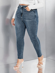 Skinny Jeans High Rise Slim Fit Stretch Denim Pants