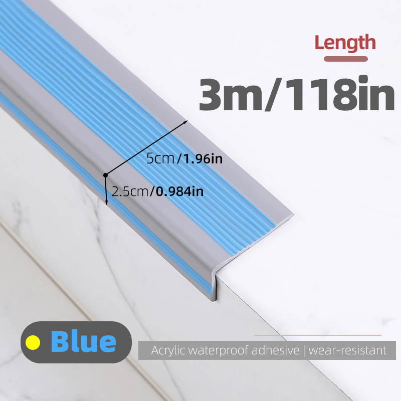 3M Non-slip Stair Stickers L Type Binding Anti-Collision PVC Material