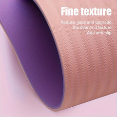 Thicken Yoga Mat Non-slip Fitness Mat 183x61x0.72in